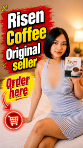 1 Box Risen Coffee. Organic Coffee for men & woman