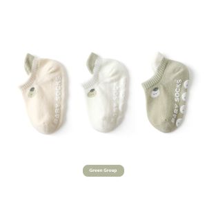 Pnxk mỏng mùa hè vớ sàn em bé dễ thương Vớ ngắn trẻ em chống trượt hoạt hình cho trẻ sơ sinh