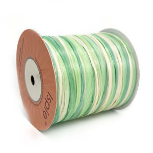 ISPIE Raffia Yarn ไหมราเฟียถักกระเป๋า ถักหมวกสีเหลือบ ขนาด 250m Rayon Raffia
