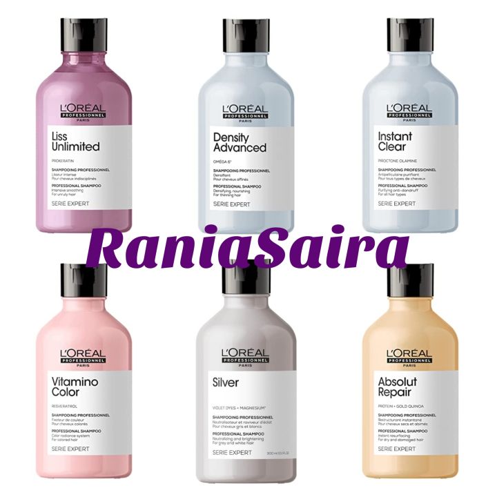 LOREAL Serie Expert Shampoo 300ml / Silver / Vitamino Color / Density