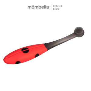 Mombella แปรงสีฟันมัมเบล่าเต่าทอง ของแท้จากอังกฤษ ปลอดภัยมี มอก. แปรงสีฟันซิลิโคนสำหรับทารกวัย 6M+ ทำจากซิลิโคนฟูดเกรดสำหรับเด็ก