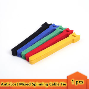 Anti-Lost Mixed Spinning Cable Tie Earphone or Computer Winder Organizing Protective Strap Cable Manager Organizer Bandage