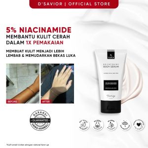 DSAVIOR Body Serum Brightening Niacinamide 5% | Travel Size 50ml