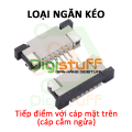 Chân cắm cáp bẹ 1.0mm dùng thay socket cắm cáp bàn phím laptop đầu cắm cáp chuột cảm ứng hoặc bo nút nguồn laptop ....