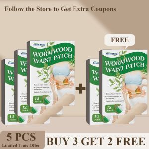 Slimming Patch Wormwood Waist Patch belly fat burner Lose Weight Dispel Dampness Fat and Oil Removing Restore Energy Detoxify Promote Blood Circulation For Man and Woman 艾草瘦身腰贴 瘦身減肥產品
