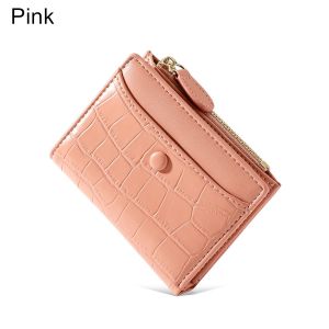 DADOMYD Women Fashion Multi-card Stone Pattern Buckle PU Leather Card Holder Purse Coin Purse Small Wallet