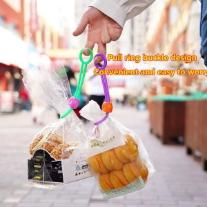 Multifunctional Sealing Clip Tie Seal Clip Food Seal Tie Kitchen Food Freshness Seal Clip Silicone Sealing Clip