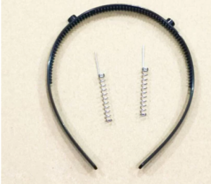 2024 New Retractable Folding Hair Clip for Womens High-end Portable Pearl Headband Summer Headpiece