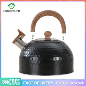 Tea Kettle Stovetop with Anti-hot Handle Kitchen Stovetop Water Pot 3L for Boiling Milk Or Coffee