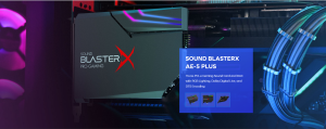 Creative Sound BlasterX AE-5 Plus SABRE32-class Hi-res 32-bit/384 kHz PCIe Gaming Sound Card and DAC with Dolby Digital