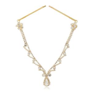 Forehead Chain Indian for Rhinestone for Head Chain Hair Boho Headpiece Bridal Headband Chain f