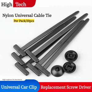 (Per Pack/20pcs) Zip Ties Nylon Universal Cable tie BucklesThrough Pins Car Repair
