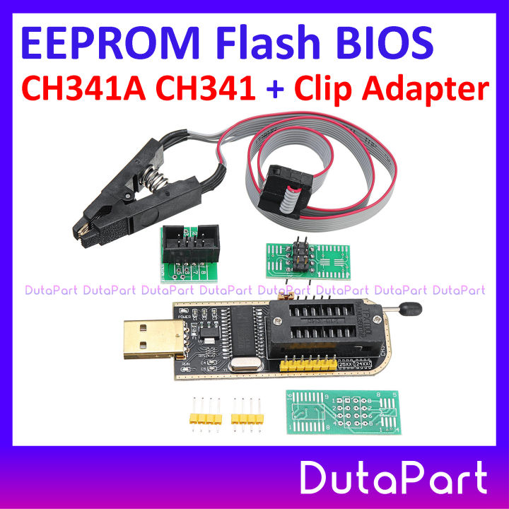 CH341A CH341 24 25 Series EEPROM Flash BIOS USB Programmer 24xx 25xx ...