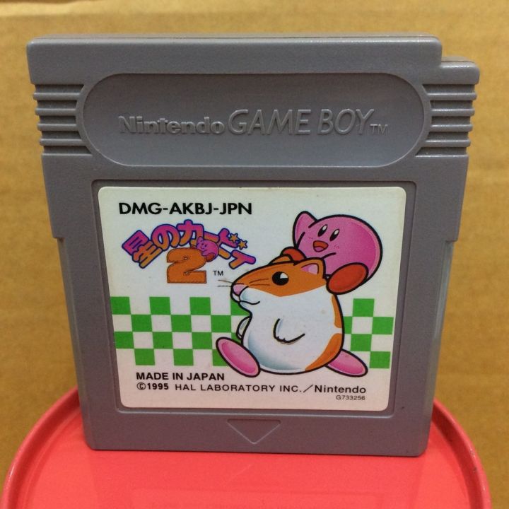 ตลับแท้ [GB] [0176] Hoshi no Kirby 2 (Japan) (DMG-AKBJ) Gameboy เกมบอย Kirby's Dream Land 2