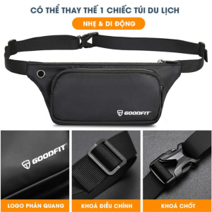 Túi đeo hông đeo bụng đeo chéo thời trang chống nước chính hãng GoodFit GF110RB