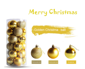 20 in 1/lot Colorful Christmas Balls Xmas Tree Ornaments Xmas Tree Balls Decorations Glittery/Matte/Glossy