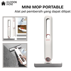 GH - Alat Pel Lipat MINI Mop Portable | Alat Pembersih Ruangan Dapur Rumah Mobil Praktis
