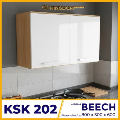 KINGDOM Lemari Dapur Gantung Minimalis / Kitchen Set Atas 2 Pintu KSK 202 - Kingdom Panel