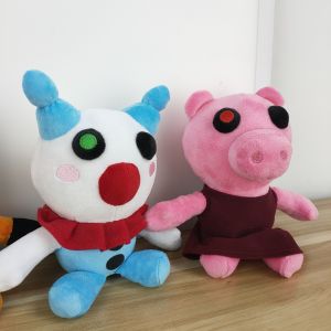 25cm 10inches Game Robloxing Piggy Plush Toy Soft Stuffed Animal Dolls Gurty Pig Clown Tiger Clowny Stuffed Toys The Killer Plush Toys for Boys Peluche