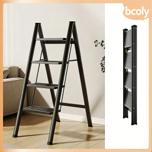 【Bcoly】Thang Gấp Gọn Thông MinhThang Ghế Đa Năng Cho Gia Đình Chịu Tải 150kg Thang Thép Carbon Dày Dặn