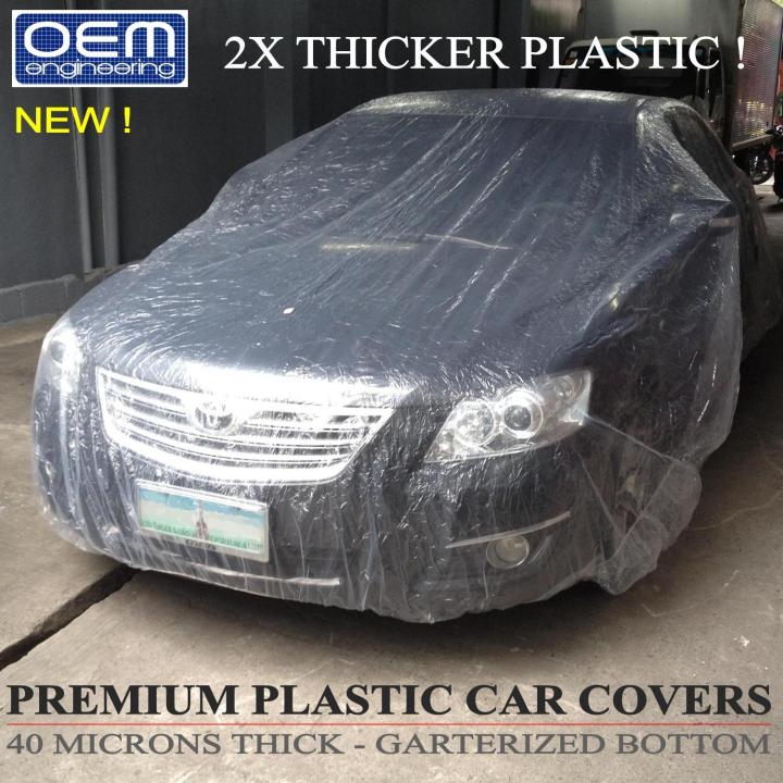 The Garage Manila PREMIUM PLASTIC CAR COVERS Large size CAR CARE