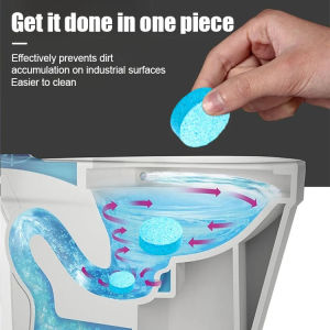 Foam Cleaner Toilet Effervescent Tablet/Bathroom Deep Cleaning Strong Stain Removal For Home Household Use/Quick Action/Refreshing Scent