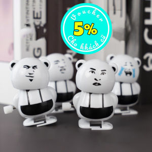 Đồ chơi vặn cót gấu trúc đi bộ mặt thộn mới nhất 2025