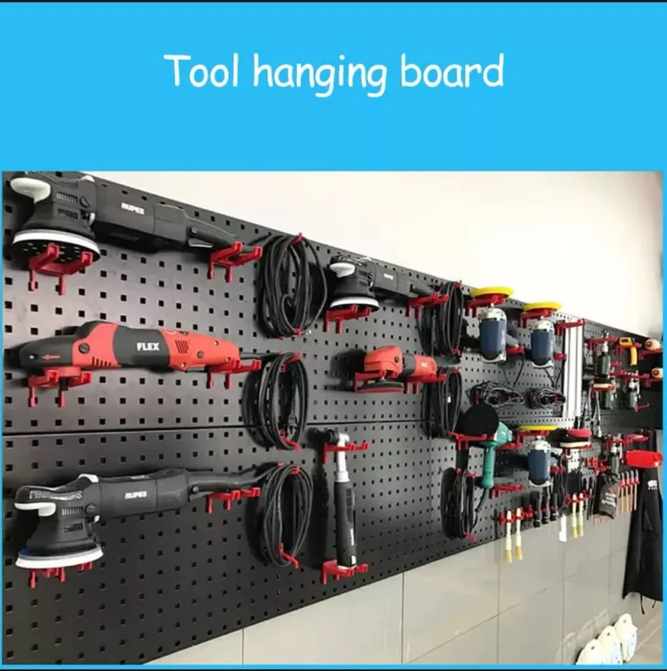 a Peg board Organizer Wall Control Metal Pegboard Standard Tool