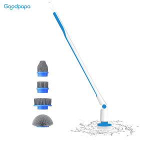 Goodpapa แปรงทำความสะอาดไฟฟ้า M2/M3/M5 พร้อม 4 หัวแปรงทดแทนการออกแบบการออกแบบ 2 เครื่องมือทำความสะอาดความเร็วสำหรับห้องน้ำในครัว