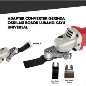 Adapter Converter Gerinda Oskilasi Bobok Lubang Kayu Universal
