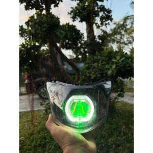 Reflektor lampu depan revo fi injeksi biled led