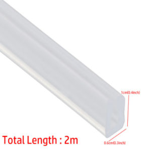 2M Clear Flexible Glass Edge Strip U Shape Rubber Glass Furniture Edge Trim Protector