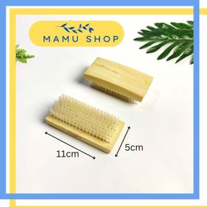 Bàn chải chà chân bàn chải giặt quần áo gỗ siêu bền Mamu shop M133