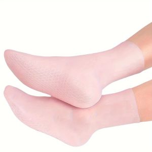 Moisturizing Silicone Socks Reusable Mens and Womens Pedicure Socks for Dry Cracked and Rough Foot Skin Highly Elastic Non-2026