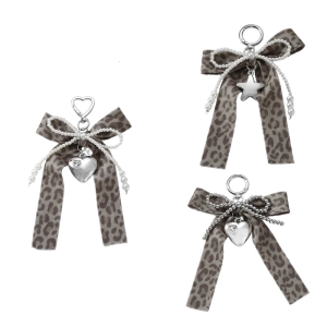 Thời Trang Leopard Cung Sao túi trái tim Trang Trí Hợp Kim Keyring túi thời trang Quyến Rũ Cho Các Bên Và EVERYDAY Trang Phục