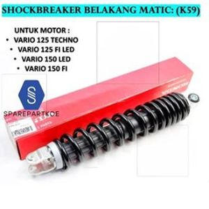 K59 Shockbreaker belakang Vario 150 / Vario 125 LED