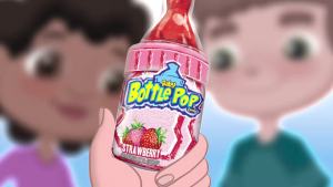 Baby Bottle Pop Candy Lollipops Variety Pack - 10 Ct Individually Wrapped Suckers with Powdered Dip - Assorted Bulk Candy for Kids Party Favors Goodie Bags Baby Shower & Gender Reveal