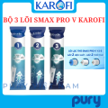 Bộ lõi lọc nước thô 123 SMAX Pro V Karofi chính hãng, dùng cho model KAQ-X16, KAQ-X26, KAD-D528, KAQ-D36S, ERO108.... 