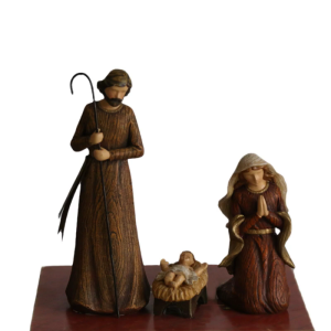 Decorative Biblical Manger Figurines Nativity Scene For Holiday Home Decors Resin Christmas Story Scene Centerpieces