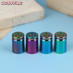 JCSYFAC 4pcs đạn vỏ lốp van Thân mũ hợp kim nhôm xe không khí thân cap cho xe ô tô SUV Xe Tải xe đạp xe máy xe đạp