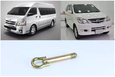 ส่งฟรี+ประกัน ห่วงลากรถ Toyota แท้ ติดรถ สำหรับ Commuter รถตู้คอมมูเตอร์ Avanza อแวนซา เหล็กกล้า