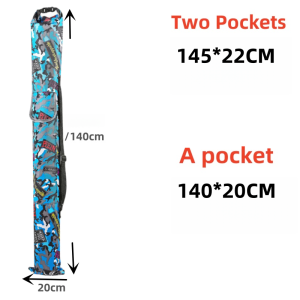 Fishing Rod Bag Fishing Gear Bag Portable Waterproof Fishing Rod Storage Bag Foldable Fishing Gear