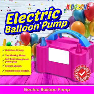 Electric Balloon Pump – Pam Belon Electric Dual Nozzle Fast & Easy to Use