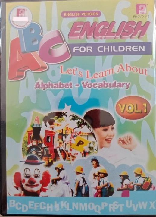 ABC English For Children Vol.1 DVD Let's Learn About Alphabet ...