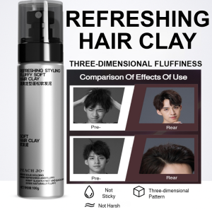 Mens Styling Hair Clay Styling Natural Styling Matte Cologne Refreshing Hair Balm Mens Hair Styling Spray Cologne Scented Hair Spray Natural Look Hair Spray For Men Adds Volume And Texture For All-Day Hold Lightweight Non-Sticky Flexible Control