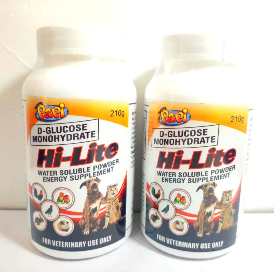 G&G]PAPI HI LITE 210 G DEXTROSE POWDER FOR DOGS CATS
