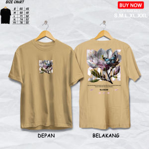 kaos  blossom | baju distro | cocok untuk pria dan wanita