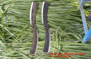 Lưỡi dao 40cm làm bằng thép lắp máy băm cỏ voi