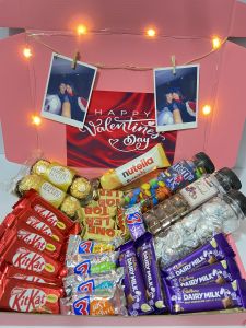 Christmas Assorted Imported Chocolate Christmas Gift Box Bundle 8 with picture and Dedication