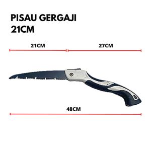 Pisau Lipat Gergaji Kayu Perkakas Mata Pisau 210mm 250mm 300mm.